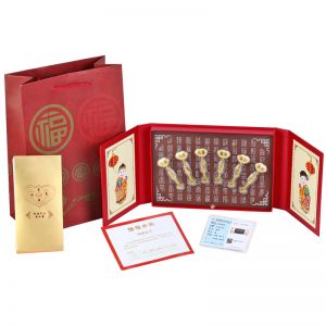 中萃黃(huáng)金(jīn)-陸福齊來(lái)如(rú)意擺件(jiàn)